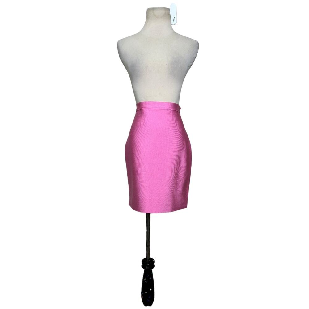 Mistress Rocks pink mini skirt size Large